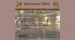 Desktop Screenshot of pars-restaurant.de