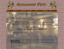 Tablet Screenshot of pars-restaurant.de